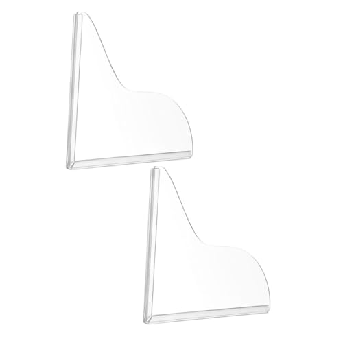 PRETYZOOM 2pcs Bathtub Splash Guard Shaped Barrier for Curved Tubs Tile Walls Easy Install for Pet Bathing Water Control Bathroom