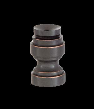 Image of B&P Lamp Cup Shaped Design, Base Only Finial, Oiled Bronze Finish