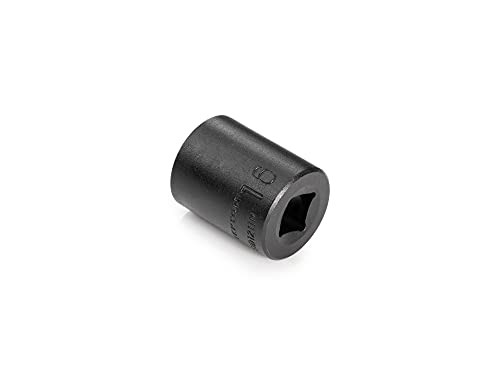 Image of TEKTON 3 /8 Inch Drive x 16 mm Shallow 6-Point Impact Socket | SID12116