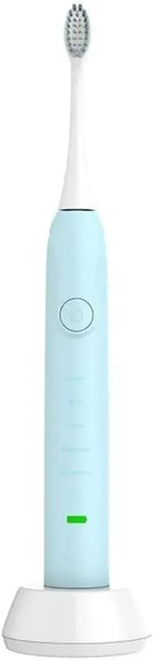 JYYBN Electric Toothbrush with 5 Modes 13 Hours Charge Support 30 Days Use Electric Toothbrushes and Automatic Timer IPX7 Waterproof Toothbrush for Teeth Whitening Dental Care (Color : Blue)