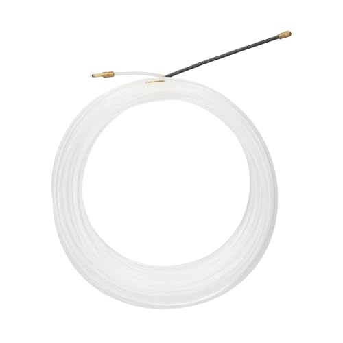 Naroote Pirador de Alambre de Cinta de Pescado, Herramientas de Electricista de Alambre de Alambre de Acero con Trinchador de Cables de Cable de Pared de 3 Mm para Trabajadores de la Construcción,