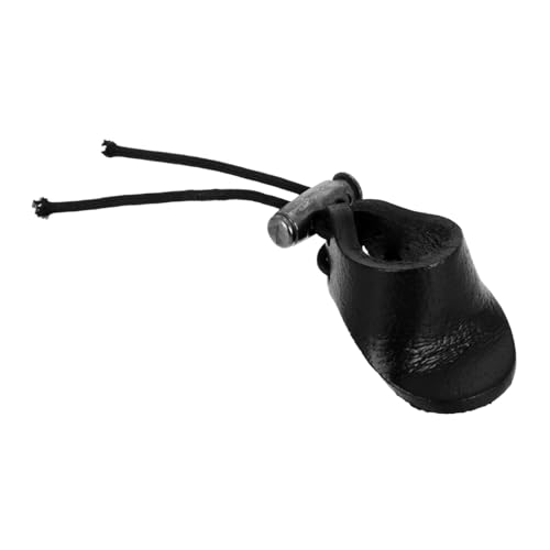 GOOHOCHY Finger Guard Thickened Cow Leather Tab for Traditional Practice and Comfortable String Protector for Enhanced Accuracy and Ergonomic Grip