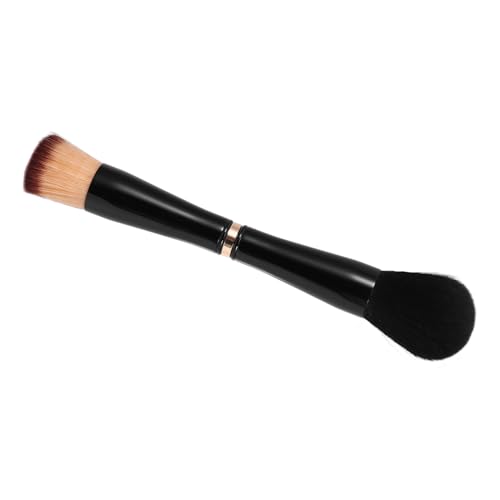 UKCOCO Brocha de Maquillaje Multifuncional para Polvo y Base Pincel de Viaje Compacto y Suave para Cosméticos para Aplicación Precisa y