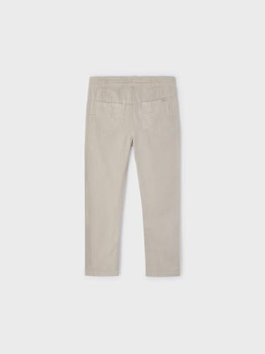 Mayoral Linen Pants for Boys Semolina2