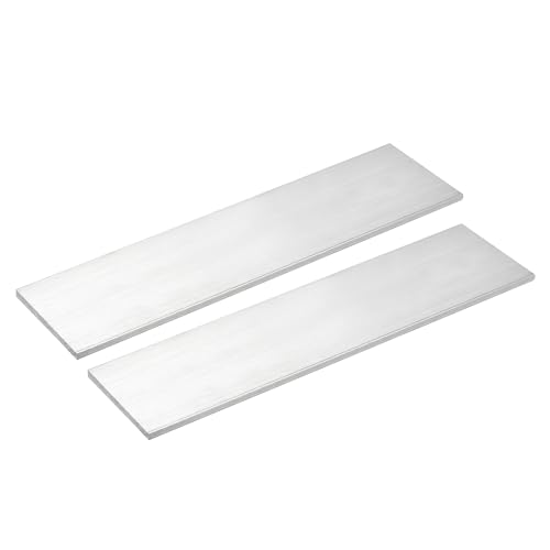 Image of uxcell Square Aluminum Flat Bar, 3 /16 inch Thick 3 inch Width 12 inch Length Square Aluminum Bar 6061 Aluminum Flat Plate, 5 x 75 x 305mm T6511 Solid New Mill Stock for Industrial Building