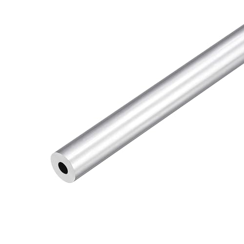 DMiotech (10mm OD x 4mm ID) 6063 Aluminum Round Tube 300mm Length Industry Metal Tubing for Machinery Frame Construction DIY Projects