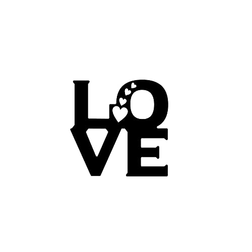 Image of eCraftIndia Wooden Love Hearts Wall Decor for Living Room Bedroom | Home Wall Decor Items | Wall Art for Home Decor| Valentine Gift for Girlfriend Boyfriend Husband Wife Her Him | Valentine Decoration