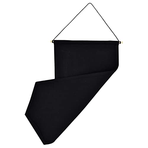 Yeeman Wall Hanging Brooch Jewelry Storage Case Canvas Display Stand Enamel Pin Display Banner Holder Earrings Necklace Glitter Pin Collection Organizer (Black) #TOP3