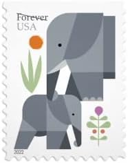 Cartoon Elephant Design Booklet of 20 Forever Stamps