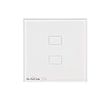 domotica panel control Bombillas LED de calidad. Panel táctil - Interruptor controlador Smart Home domótico para caja 503 con 2 posiciones - Diseño moderno, táctil e inalámbrico