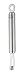 Rösle Stainless Steel Round-Handle Vertical Canelle