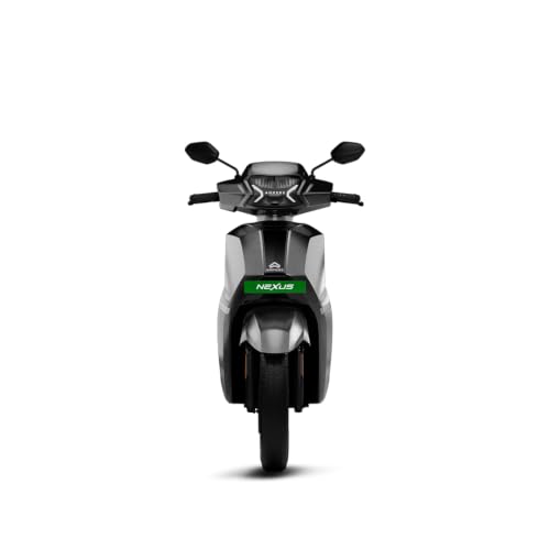 Image of Ampere Nexus EX+ Electric Scooter by Greaves | 136 km IDC Range | 5 kW Peak Power | 6.2 inch Smart Cluster with Navigation | Next Gen LFP Battery (CARBON KNIGHT)