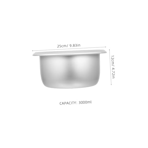 Cuiseur à riz : pot intérieur 3l robuste en alliage d'aluminium au design convivial - 4