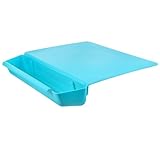 ELAYARD Tabla de Cortar Práctica con Ranura para Jugos Antideslizante Ligera y Portátil Diseño Compacto para Cocina Color Azul