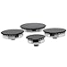 YYSG 8PCS Gas Stove Burner Caps Set Comaptible for SABAF Stove Handles Lid Kit Metal Stove knob Cooker Hat Set Gas Stove Burner Replacement Caps Stove Top Cover Burner Head Parts