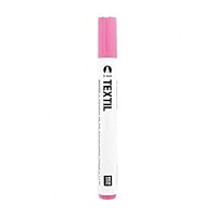 Textile marker, fabric colouring pens, choice of colours, for light fabrics, perfect for shirts, shoes, bags, jute bags and other types of fabric pink