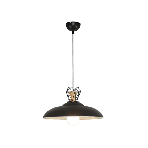 Chandelier minimaliste en métal artisanal luminaire suspendu d'architecte style rétro
