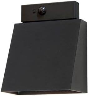 Maxim Lighting 52120BK/MSP Pathfinder - 15W 1 LED Outdoor Wall Sconce with Photocell-7 Inches Tall and 5.5 Inches Wide, Finish Color: Black