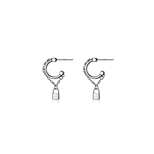 Boucles d'oreilles 925 punk géométrique, le cadeau idéal pour marquer les esprits