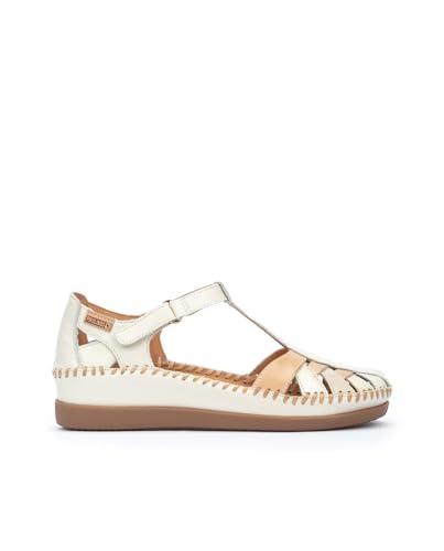 Pikolinos Zapatos semiabiertos en Cuero CADAQUES para Mujer Color Nata