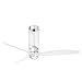 Faro TUBE - Przezroczysty wentylator sufitowy LED z silnikiem DC, 3000K