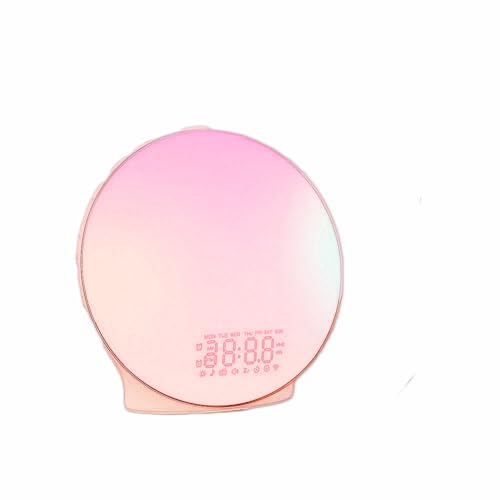 Katorosacom Aurora Gradient Nachtlicht, Dual-Wecker Sonnenaufgang Alarm Wake Up Licht für Kinder, Erwachsene, Schwerschläfer, Schlafzimmer, Schlummerfunktion und Einschlafhilfe-Funktion,