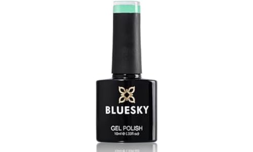Bluesky Light Changing Gel Nail Polish 10ml, High and Dry - LC03, Green/Blue Soak-Off Gel Polish for 21 Day Manicure, Professional, Salon and Home Use, Requires Curing Under UV/LED Lamp