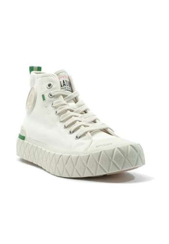 Image of Palladium Unisex Palla Ace Mid Organic Canvas Lace Up Sneaker
