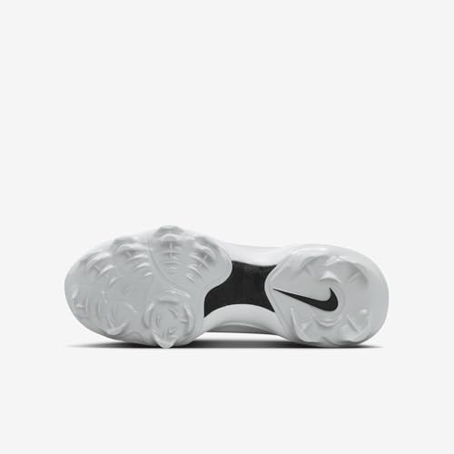 Nike Force Trout 9 Pro MCS Big Kids' Baseball Cleats (FZ0916-002, Wolf Grey/Pure Platinum) Size 2