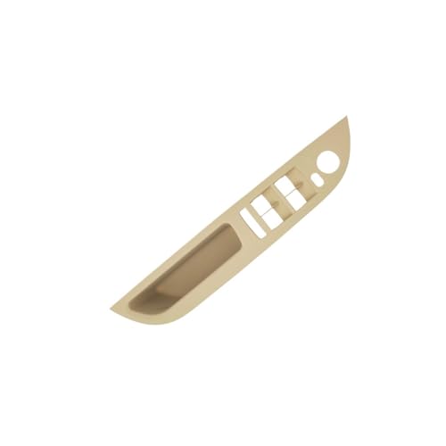 車内内装ドアハンドルパネルトリムカバー/BMW E60 / E61 5シリーズ 520 / 525 / 528 2008-2010 対応 自動車アクセサリー ブラック/ベージュ(Beige Model B)