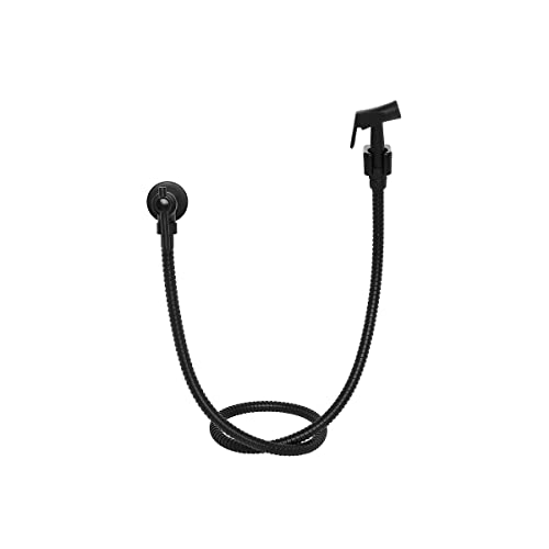 Ducha Higiênica Redonda Black Matte Preta