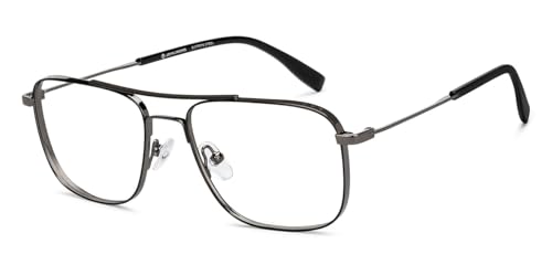 John Jacobs Full Rim Rectangular Shape Blu Cut & Antiglare Zero Power Computer Glasses For Men & Women | Medium | JJ E11540