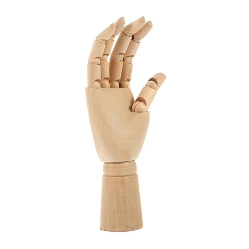 Gogogmee Sketch Art Hand Poseable Figure for Drawing Artist Drawing Wood Hand Model Movable Joint