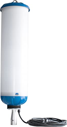 as - Schwabe EnergyTube XL 360° LED Strahler 500 W, 70000 Lumen - Baustellenbeleuchtung - mit Schutztasche - schlagfest IK10-5000 K - mit DIN-Zapfen - Baustrahler spritzwassergeschützt IP44, 46242