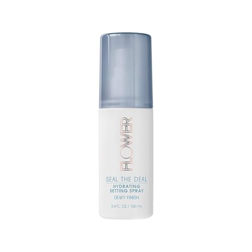 FLOWER BEAUTY By Drew Barrymore Seal The Deal Setting Spray - Hydrating and Flawless Finish for All Day Face Makeup - Sweat-Proof + Rub-Resistant - Matte + All Day Face Makeup - Cruelty-Free + Vegan