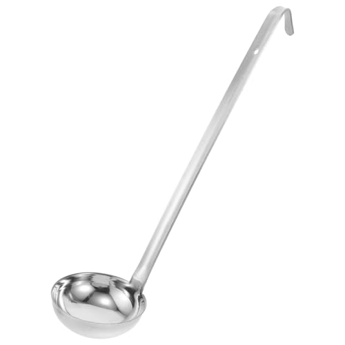 Catálogo para Comprar On-line Cucharones para cremas los 5 mejores. 49 PRETYZOOM Cucharas Para Azúcar Cucharón Para Sopa Con Mango Curvo Esponjas Para Fideos Cucharón Para Salsa Cucharón De Metal Cucharón Cucharones Para Crema Cuchara Cuchara