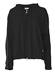 DEHA   Sweat Shirt Banded Jacket en Coton, Noir (S)