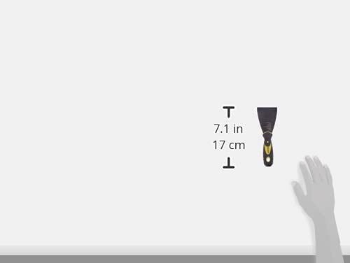 Werkzeyt B27653 Set schilderspatels, 3-delig, 40 mm, 50 mm en 75 mm, 2K-greep en lemmet van robuust staal, voor het plamuren en schrapen van verf of behang, universele spatel - Afbeelding 6