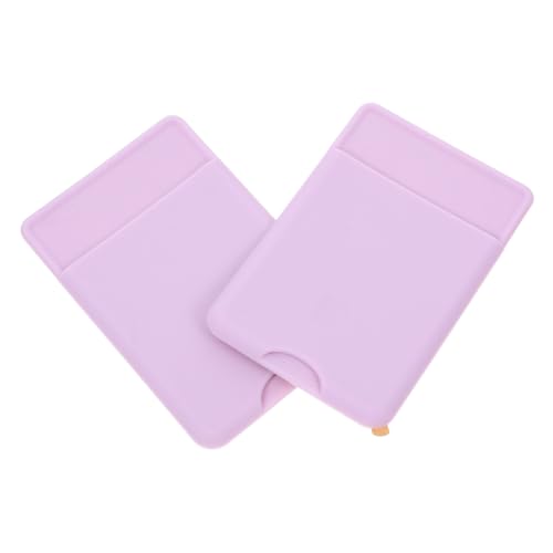 Soporte adhesivo para teléfono que evita perder tarjetas con monedero de silicona