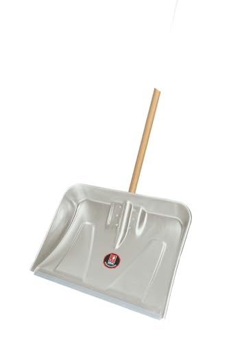 Set invernale / confezione invernale -> Pala da neve ideale in metallo leggero con bordo rialzato (40060050) / Pala ghiaccio ideale (40110201)