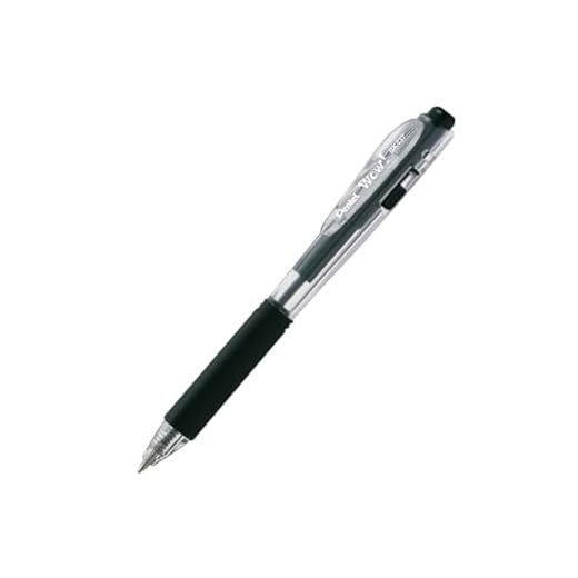 Pentel Caneta Esferográfica Wow 0.7mm Preta SM/BK437-A