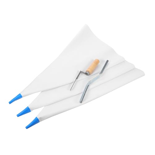 VILLCASE Sacchetto Malta Cementizia Heavy Duty con Beccuccio in per Applicazione Precisa Attrezzi Muratura per Riparazioni e Installazione Piastrelle Resistenti Perdite e Facile