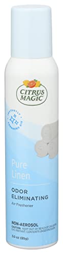 Citrus Magic Air Freshener Spray, Pure Linen, 3 Ounce