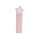  HOGAR Y MAS Medidor de Altura Infantil Rosa de Madera, Tabla de Crecimiento Niños para Dormitorio. hasta 1,50 Metros para Pared - B
