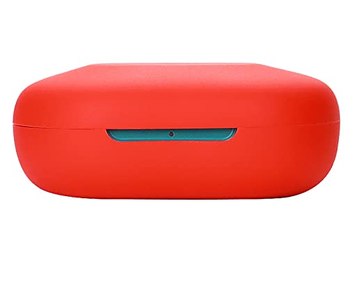 GIOPUEY Cilicone Case Compatible with JLAB GO Air Sport, Ultra-thin soft Cover, Slim-Fit,Anti-Fall,Not Easy to Dirty - Red