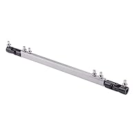 Made of high grade metal, durable in use. Double-sided retractable, four-point fixed system. Precision accessories, tight connection, strong stability. Double pedal drive shaft can breathed new life into your double kick pedal. Suitable for drums per...