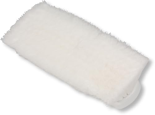 Image of SPARTA 41278EC02 Flo-Thru Plastic Wall Scrub Brush, Equipment Brush With Soft Nylex Bristles For Industrial Kitchens, Hospitals, Commercial Cleaning, 4 Inches, White