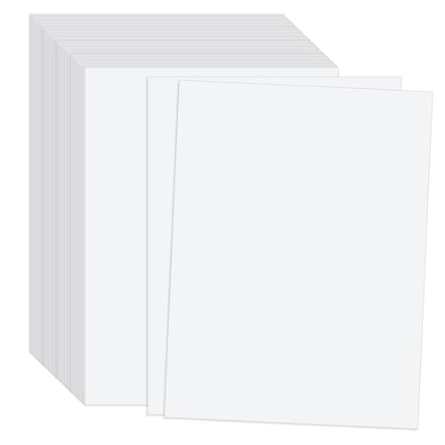 A4 White Card - 230GSM A4 White Cardstock 100 Pack Art Thick Card Stock Paper for Cards Making Invitations Postcards Business Cards Printing and Arts or Crafts DIY