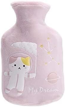 SKUZA Hot Water Bottle, Winter Cute Cartoon Hot Water Bottle Portable Hand Warmer Plush Hand Warmer for Girls Mini Cartoon Hot Water Bags Warming Bag (Color : 2) (Color : 20)