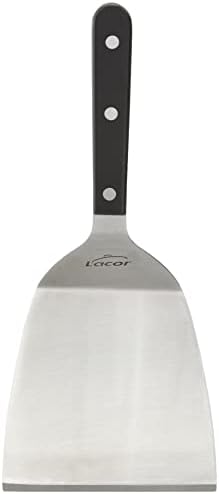 Lacor Bent Grill Spatula, Stainless Steel, Black, 27 x 12 x 30 cm